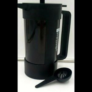 Starbucks 8 CUP French Press By BODUM, Plastic Beaker, Locking Lid, Spoon